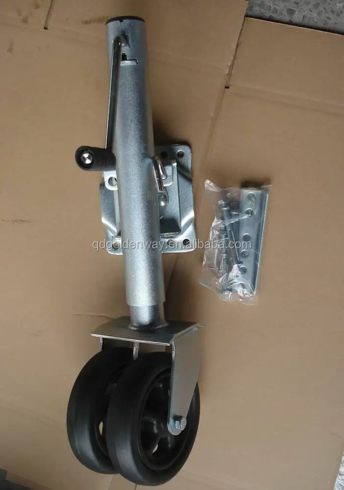 dual wheel 2000lbs jockey wheel for trailer