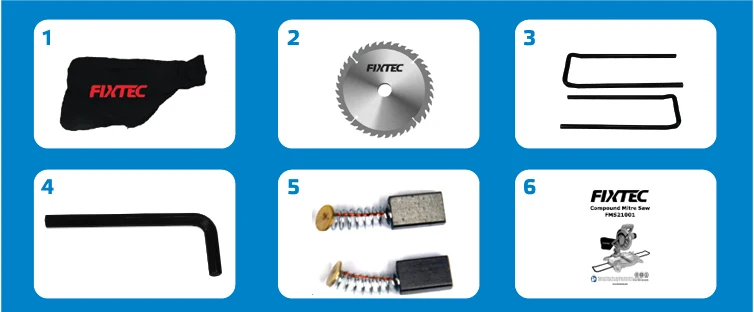 
FIXTEC Industrial Table Saw 1400W Electric Mitre Saw 