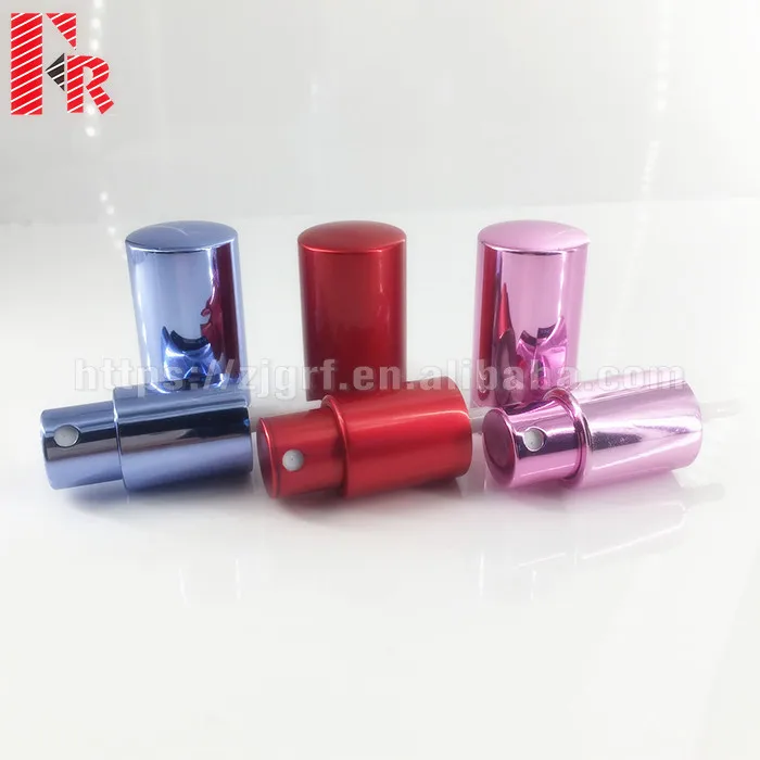 
14Mm Colorful Aluminum Plastic Perfume Sprayer Bottle Cap, Mist Pump Sprayer 