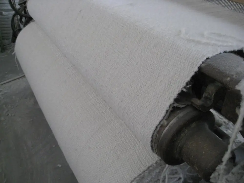 ceramic fiber needle fabric ceramic fiber fireproof cloth melton wool blanket fabric