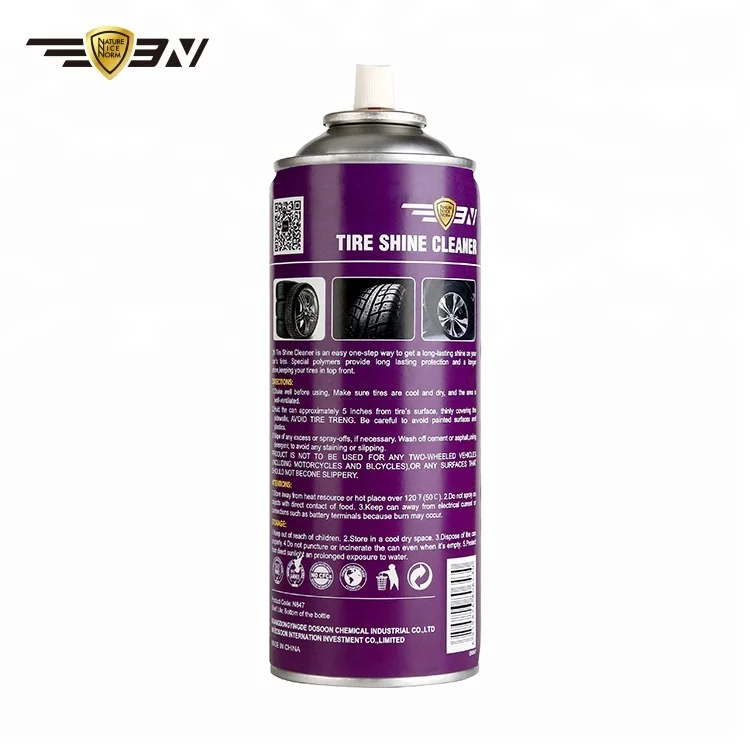 Top-selling Aerosol Tire Shine Cleaner, Tire Protectant Polish Spray,  3N Eco-Friendly Tyre Shine Spray