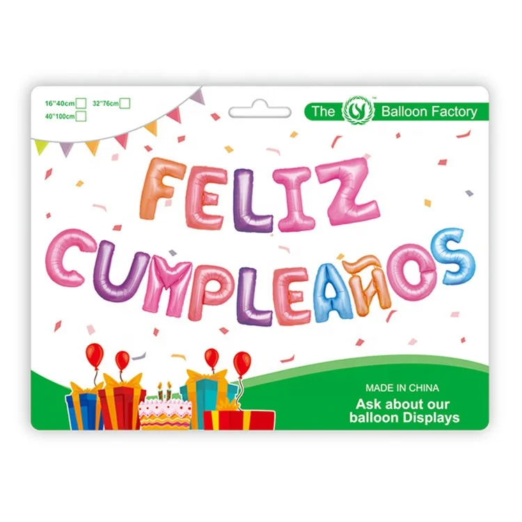 Factory wholesale happy birthday set decorated with decorative balloons