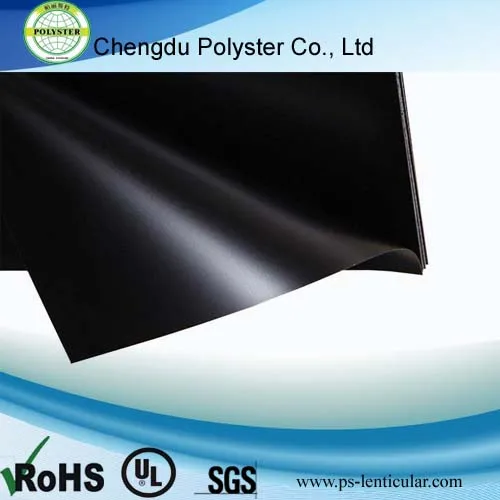 KLX FRPC-1860B Flame Resistant 0.25mm Black UL V-0 Polycarbonate PC film Sabic/ Lexan FR700 for Lithium battery