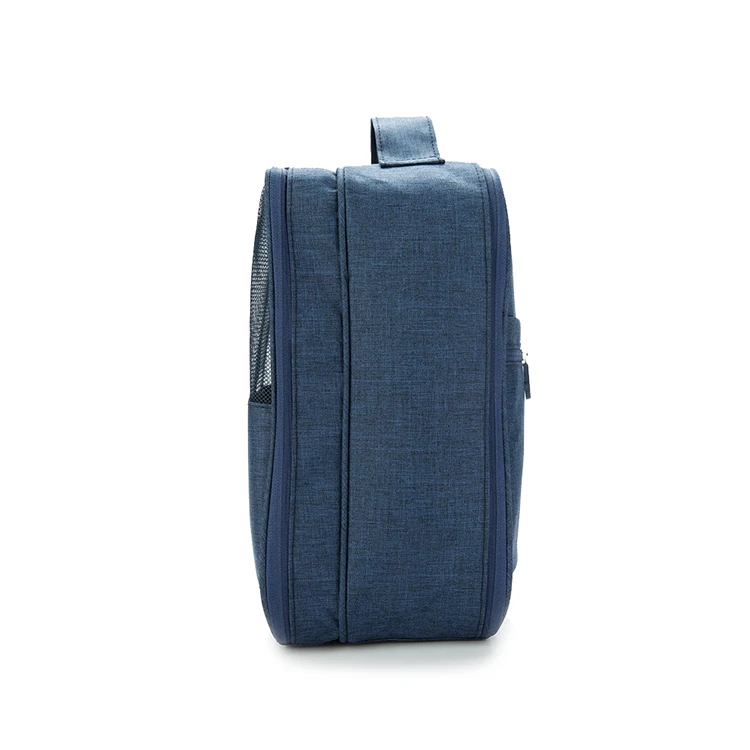 Пользовательские двухслойные молнии загрузки мешок путешествия пыли мешок обуви для хранения