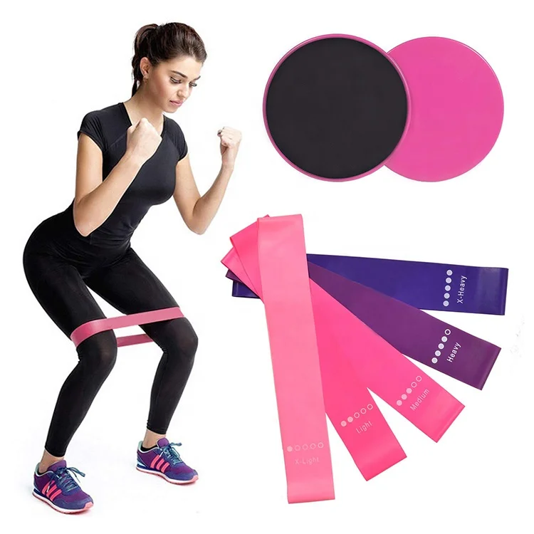 Custom Printed Resistance Loop Bands With Core Sliders