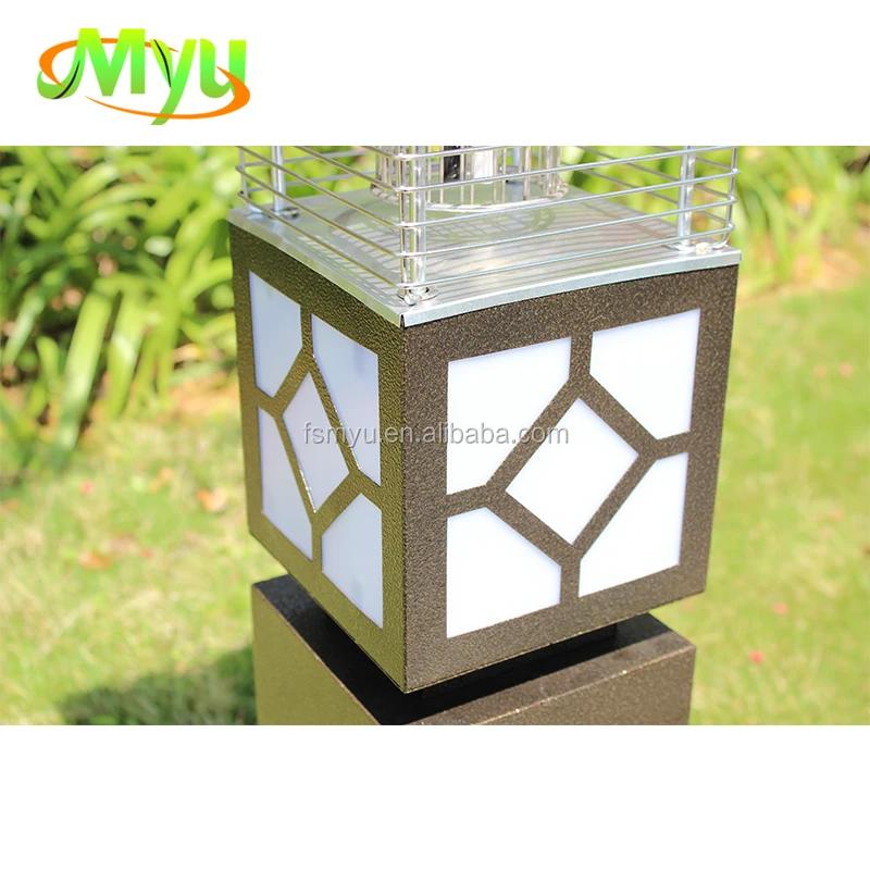 
newest trade assurance outdoor electric bug zapper mosquito killer garden landscape light 