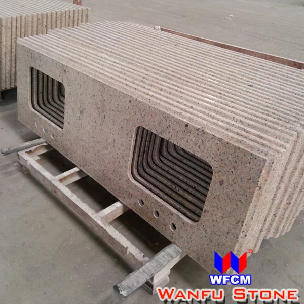 Двойная раковина для отеля столешница ванной комнаты с керамической