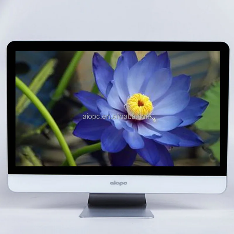 Бесшумный ЖК-экран 21,5 дюйма, широкоэкранный, Full HD, настольный компьютер для дома и офиса, универсальный компьютер для диагностики автомобиля, б/у компьютер