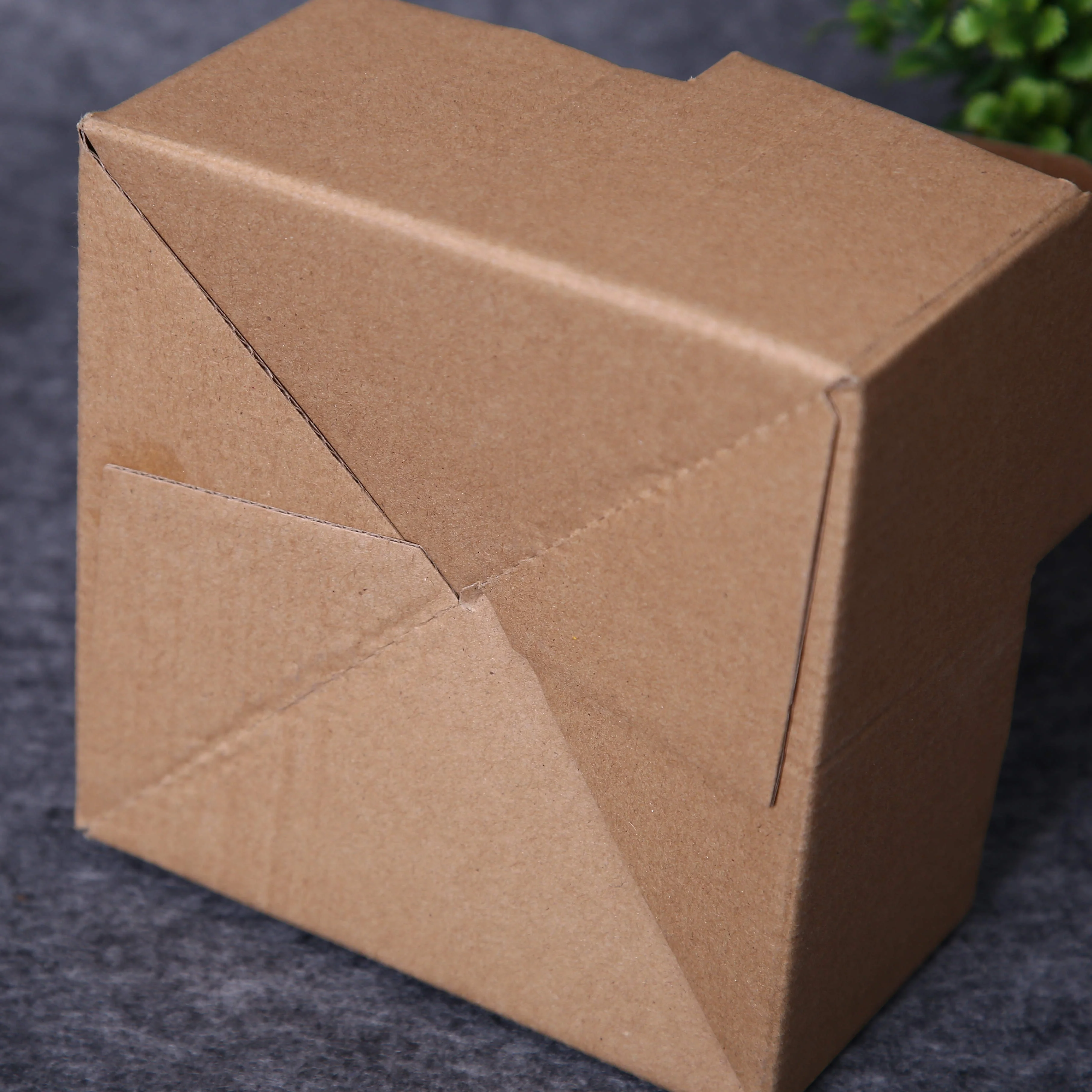 Wholesale Kraft Corrugated Paper 4 Cup Carriers Paper Cup Holder Tray with handle