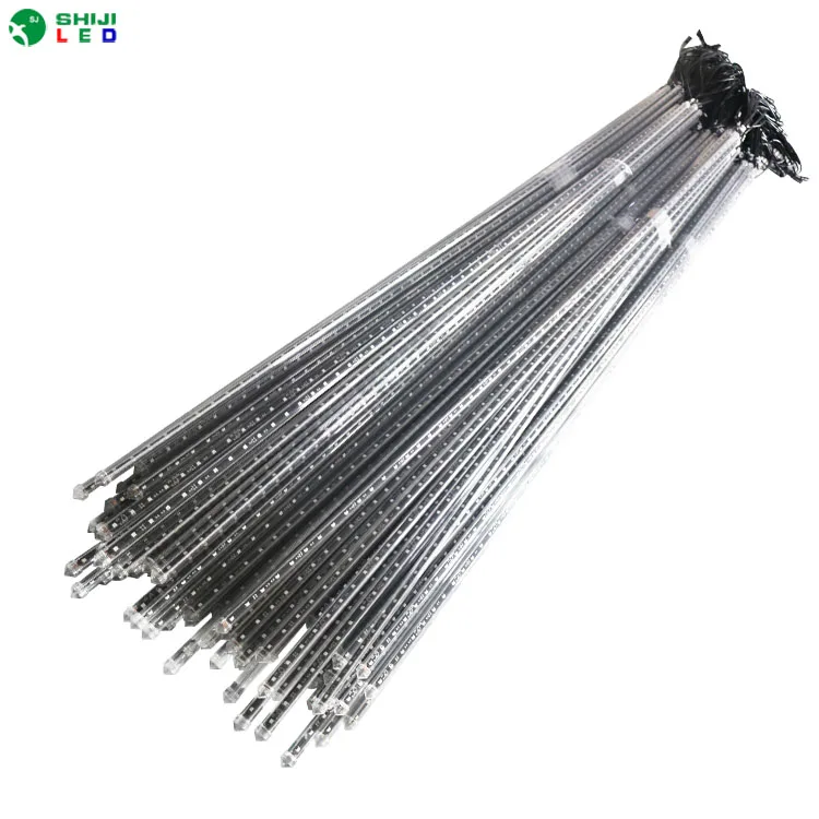 Более широкая 3D модифицируемая трубчатая лампа DMX smd 5050 rgb pixel светодиодный источник освещения Светодиодная лента для наружного деревьев и зданий