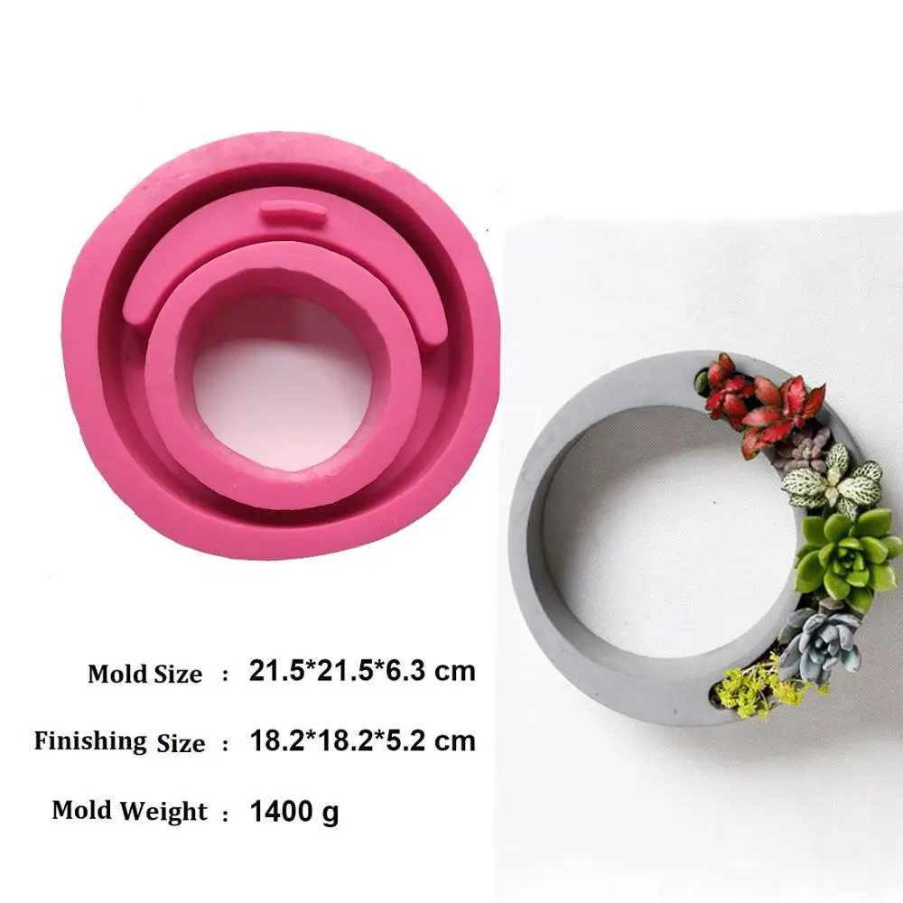 2019 креативная силиконовая форма в форме гирлянды для бетона