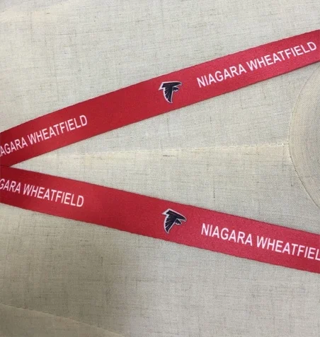 OEM custom printed id card badge holder strap laynard landyards nylon lanyard for keys