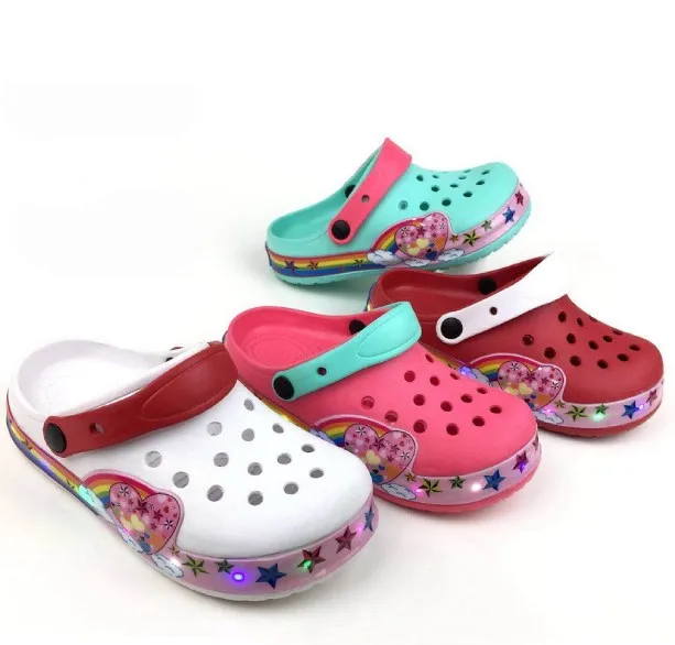 Самые последние дети Gowalk садовые Тапочки дешевые Junior Сабо