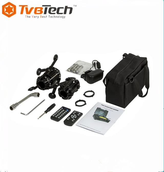 Factory Supply 60M-120M CCTV Under Water Pipeline DrainSewer Endoscope Borescope Inspection Camera With Meter Counter And DVR