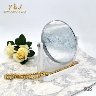 
New Resin Marble Desktop Fancy Decorative Makeup Mirror 
