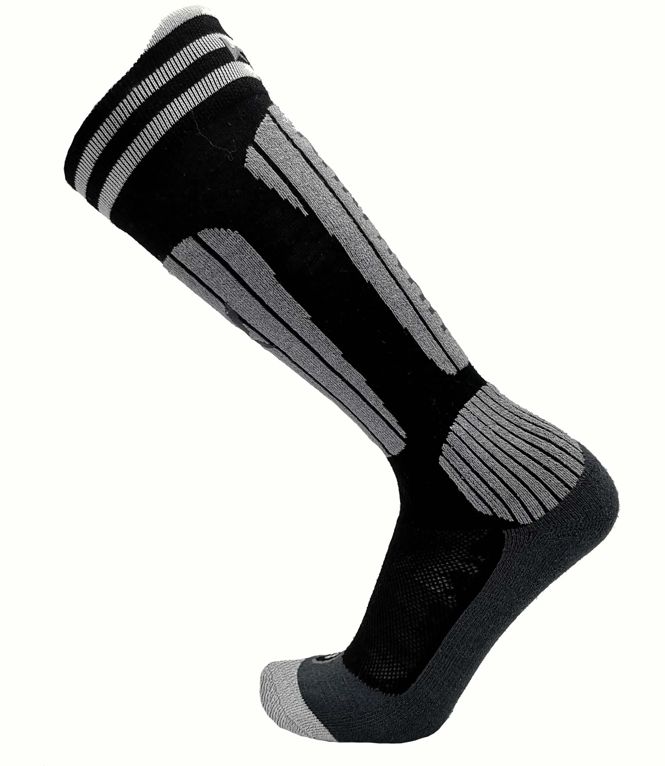 Unisex Breathable cushioned padding heated cotton moisture wicking compression socks medical ski socks