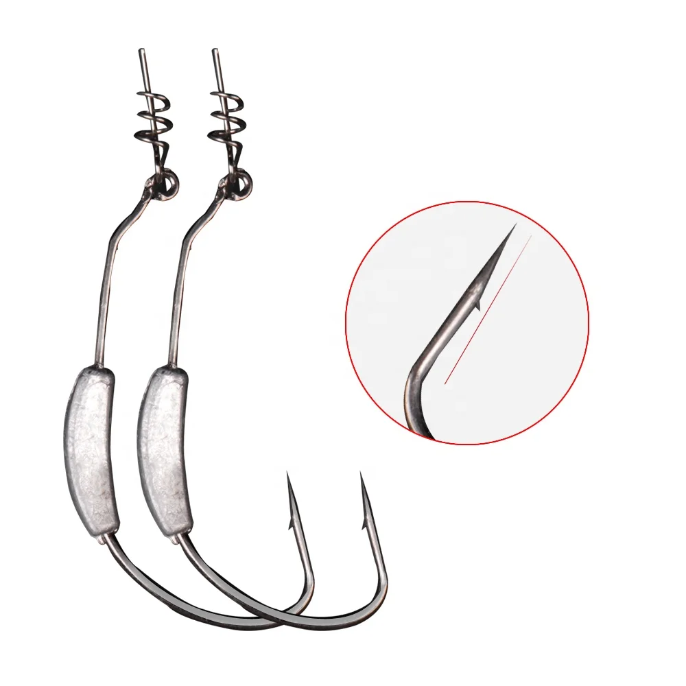 
high carbon steel fishing hooks 2g/2.5g/3g/5g/7g crank fishing jig head hooks 