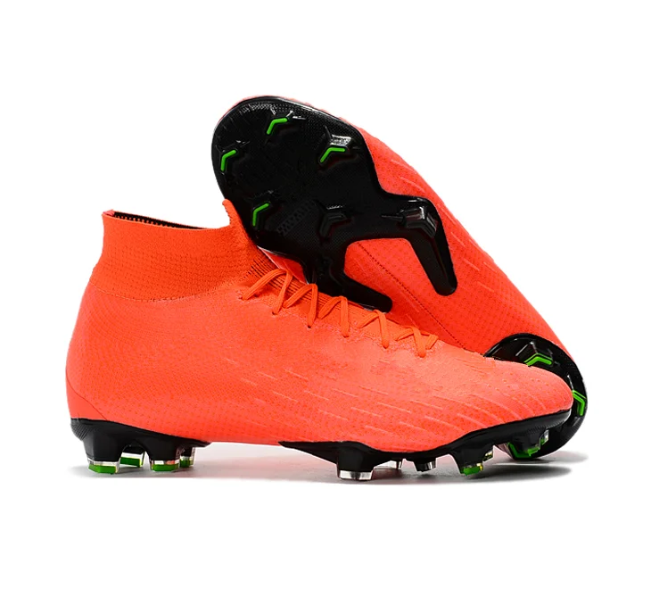 
custom high fly ankle soccer shoes man outdoor football shoes waterproof soccer shoes 