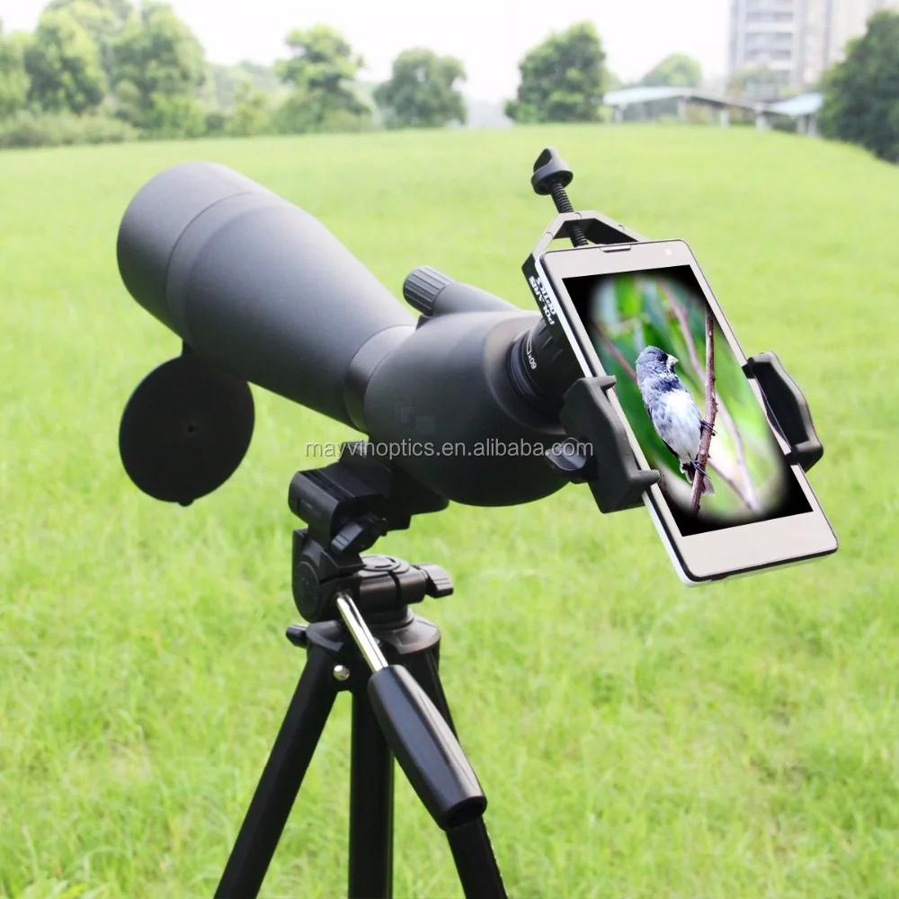 Factory Smartphone Universal Cell Phone Holder Mounts Lens Adapter Used for Camera Telescope Binoculars Spotting Scope with OEM