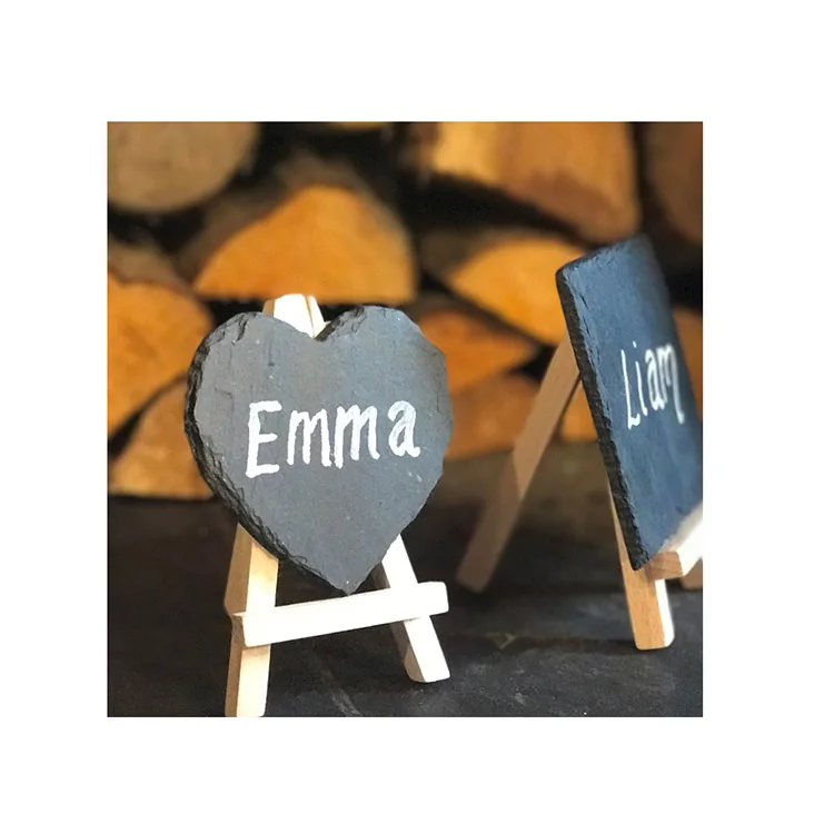 
Top Selling Creative Table Slate Mini Chalkboard With Easel 