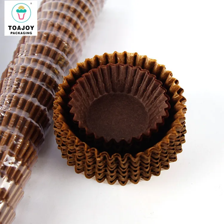 Grease-proof pastry paper cake liner pure color small cupcake liners for baking