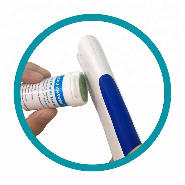 For home and hospital use cholesterol uric acid glucose meter lipid profile meter hemoglobin meter lipid profile test strips