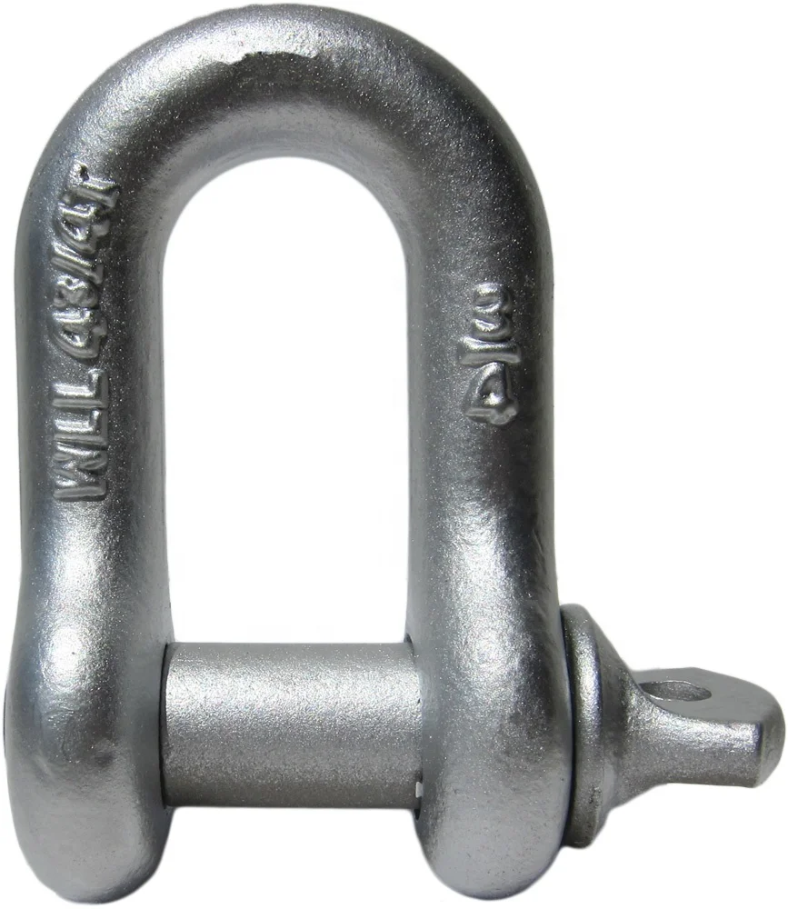 Manufacturer Standard Forged Galvanized Chain shackle/dee shackle with bolt