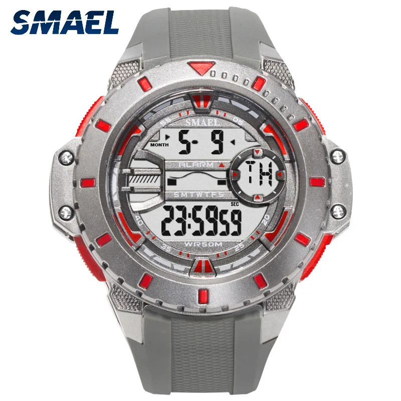 New design  Smael logo SL1519 electronic  army sport waterproof wrist  men watches