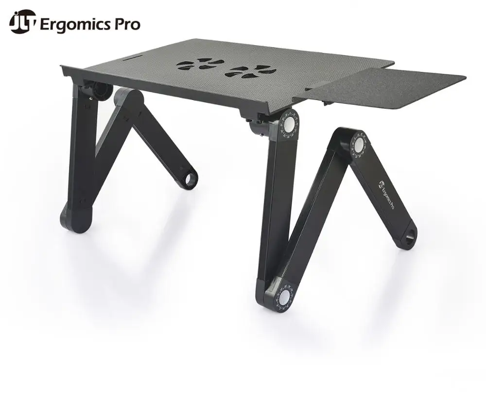Hot Selling JLT Height Adjustable Portable  Computer Laptop Desk with USB Cooler