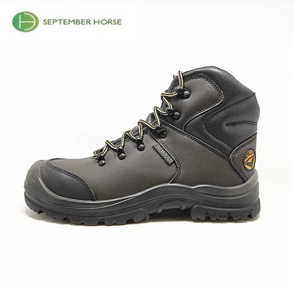 Industrial ankle safety protective work boots for men