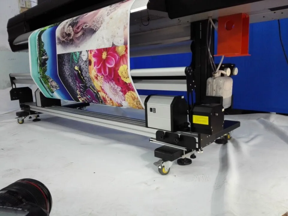 automatic media feeding system/inkjet printer feeding system/Tension bar feeding reel for transfer-paper car sticker