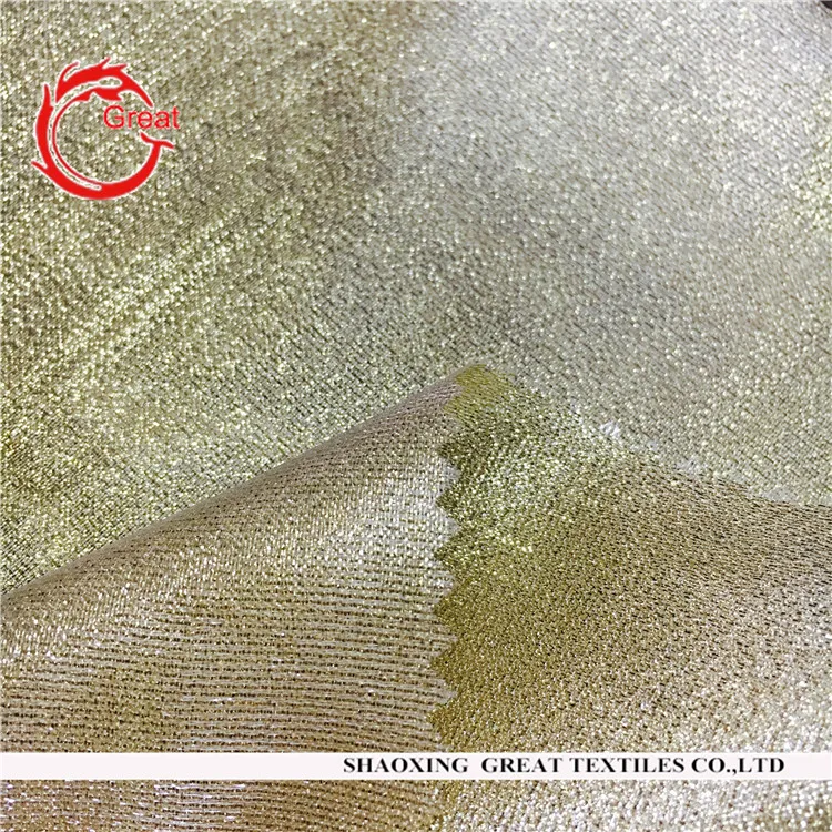 GOLD GLITTER ORGANZA FABRIC FOR WEDDING AND UPHOLSTERY