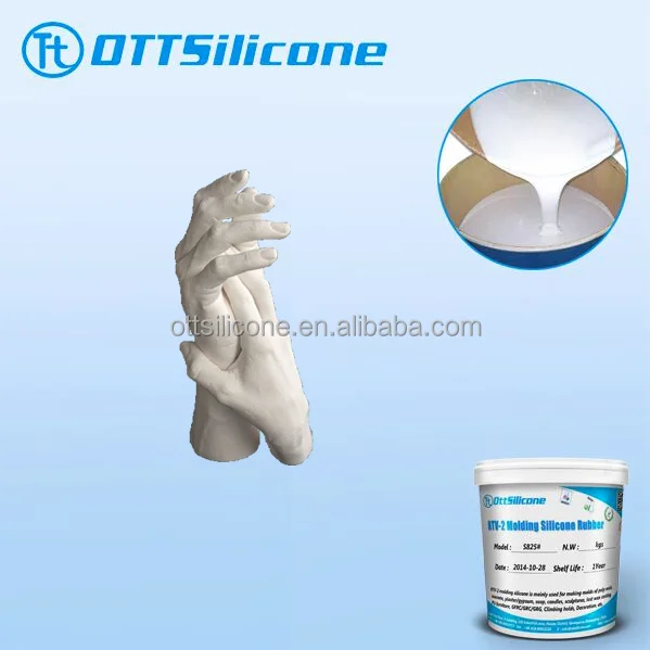 Liquid silicone for concrete molds OTT silicone more than 500times copy time