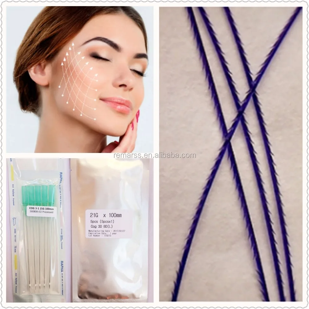 Best selling product 2023 Long lasting effect Korea PDO Cog 3D 21G100MM lifting thread product