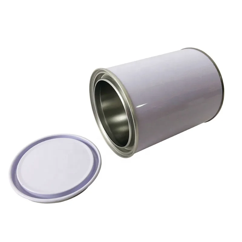 round metal tin box custom boxes with logo printing tin box packaging with lever lid