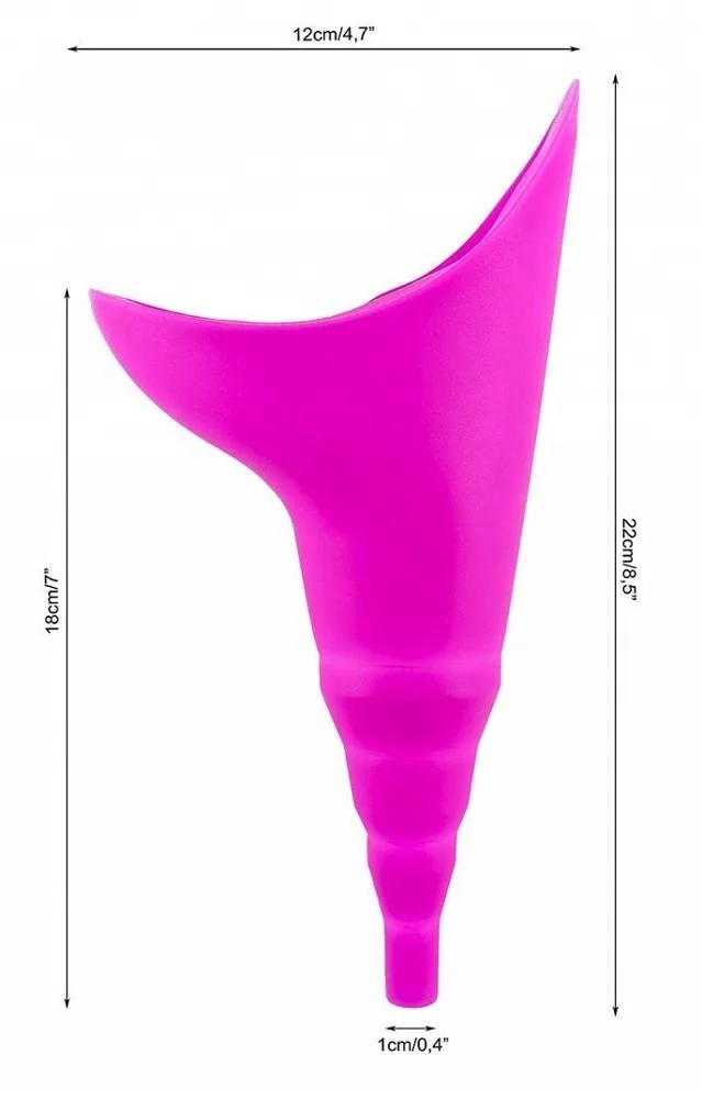 
Travel Camping Outdoor Standing Pee Reusable silicone Urinal Women Funnel 