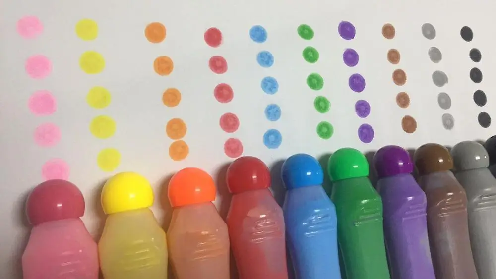 
Classical unique bingo dauber CH-2803,supply multi colored dot makers and empty one, ideal for kids art drawing 
