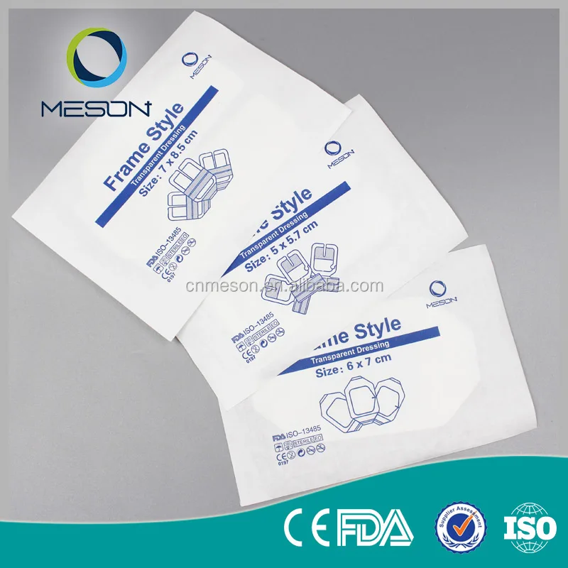 Больничные Одноразовые Расходные медицинские принадлежности хирургический гипоаллергенный абсорбирующий стерильный нетканый пластырь для ран