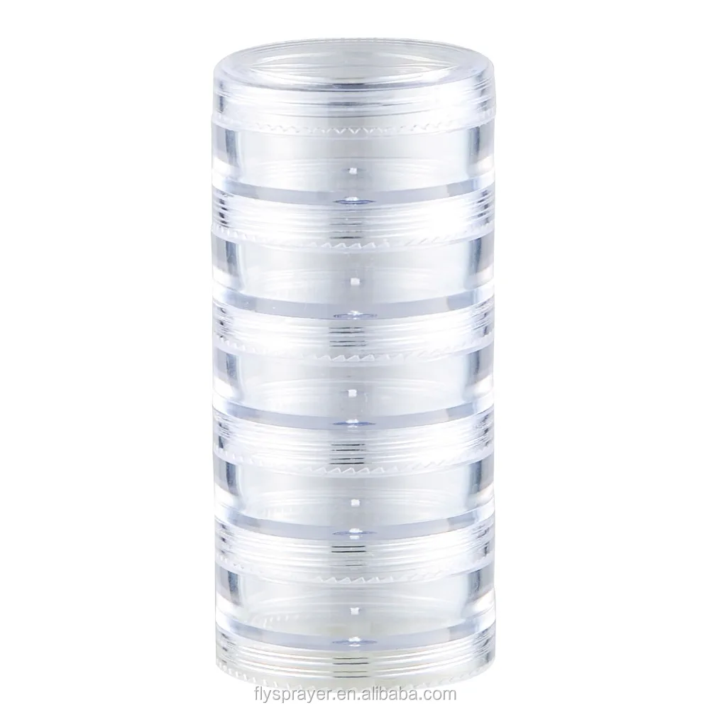 
Best Price 10ml*4 Body Lotion Plastic Empty Container Cosmetic Jar Seal 