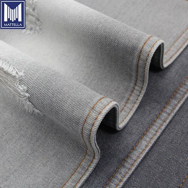 226G non stretch 11.5oz 75% cotton 25% polyester blended TC slub denim fabric for men jeans jackets