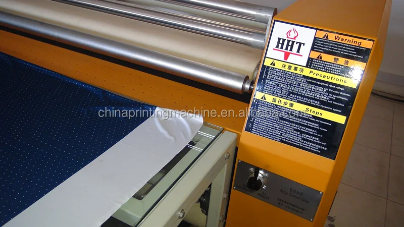 Hot transfer roller heat printing machine small size