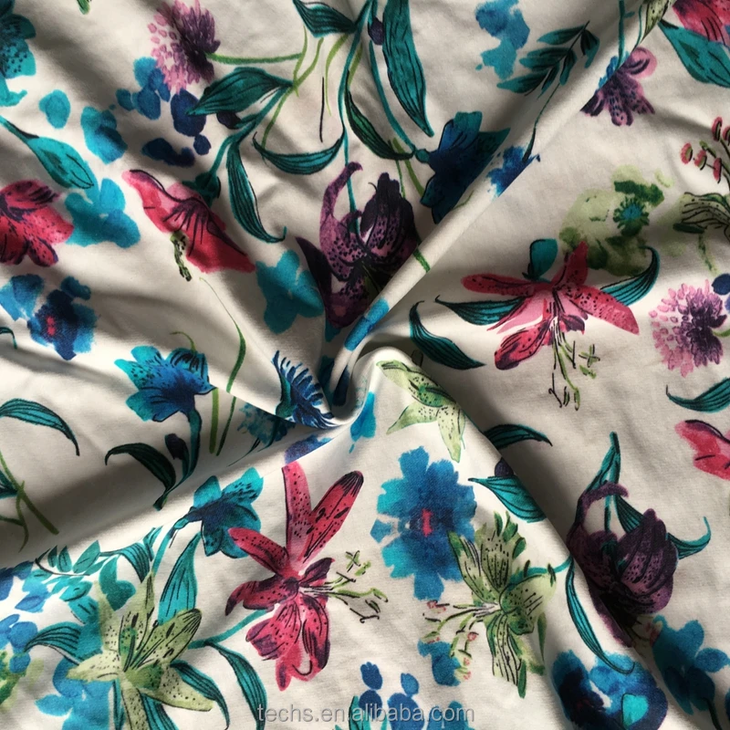 
100 cotton french terry knitted fabric,digital print terry fabric for kid 