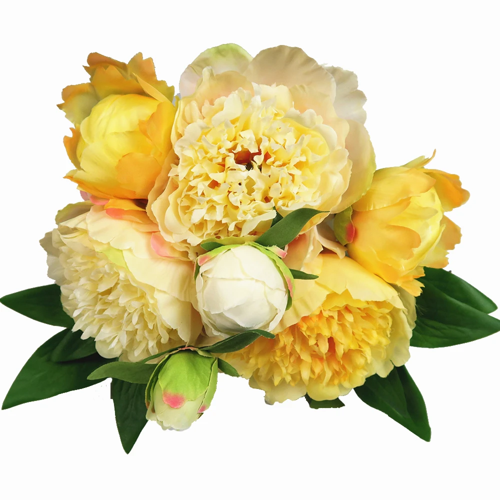 Artificial Flowers Silk Peony Bouquet For Wedding Flowers Arrangement Artificial Peony Bridal bouquet artificial flowers