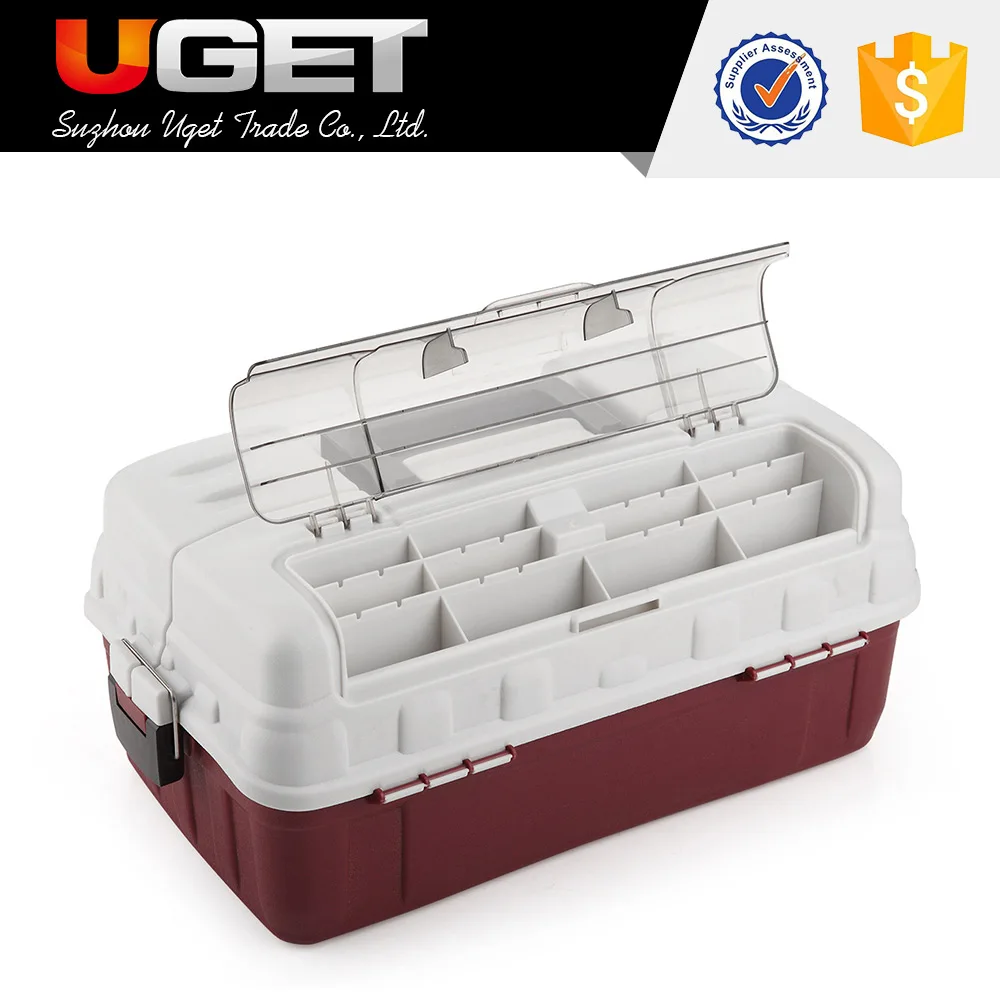 
Multi-functional plastic fishing tackle box portable 