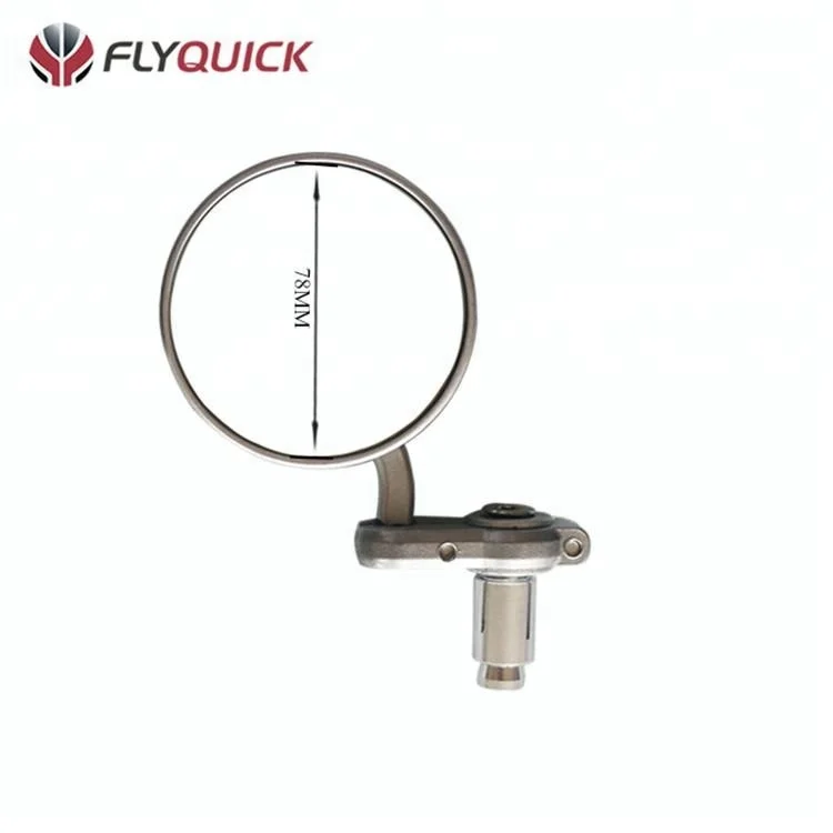 Black Motorcycle Handlebar Bar End Mirror