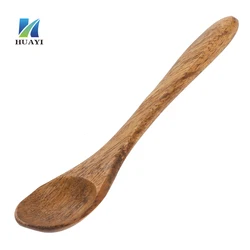 wooden long handle  soup spoon