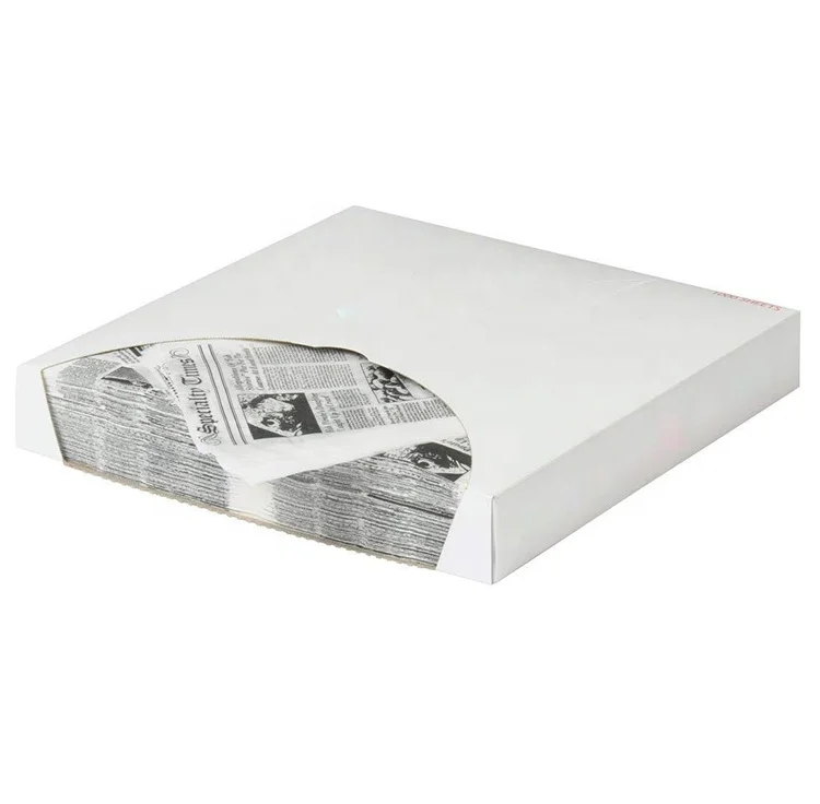 
Fulton Food Grade Packing Paper Newsprint Greaseproof Burger Wrap Paper 