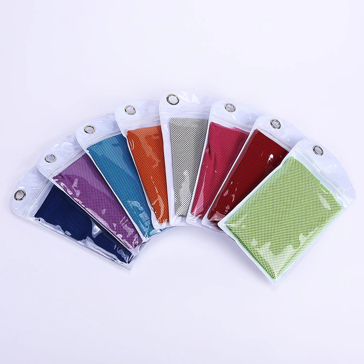 Поставщик на заказ Китай новый дизайн микрофибра быстросохнущие дышащие самодельные PVA спортивные охлаждающие полотенца