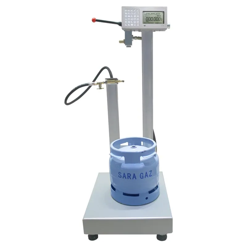 LPG cylinder weight pump filling scale