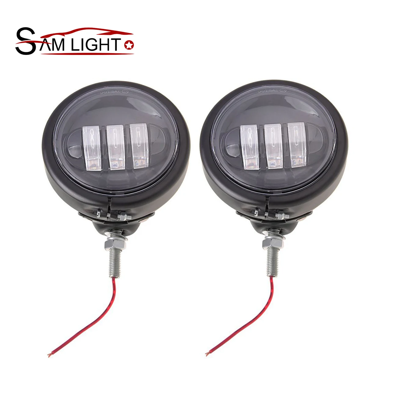 1 пара 4,5 дюймовых противотуманных фар, кожух ковша, кронштейн для Davidson Daymarker, мотоциклетная противотуманная фара (корпус для черного света)